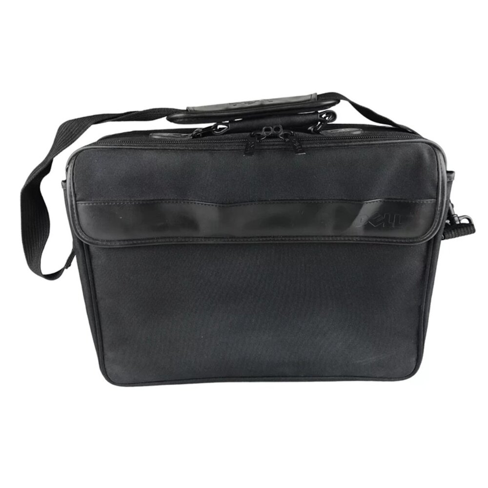 Dell Unisex‎ Black Padded Water Resistant Laptop Carrying Briefcase